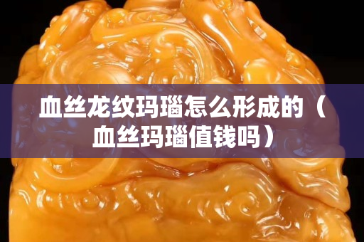 血丝龙纹玛瑙怎么形成的（血丝玛瑙值钱吗）