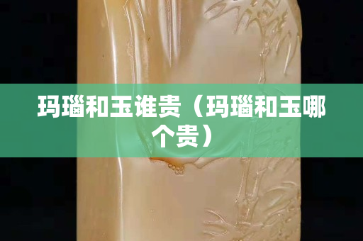 玛瑙和玉谁贵（玛瑙和玉哪个贵）