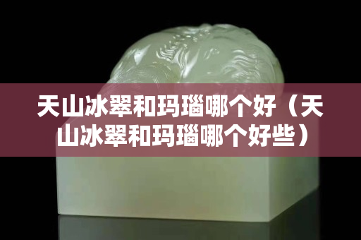天山冰翠和玛瑙哪个好（天山冰翠和玛瑙哪个好些）