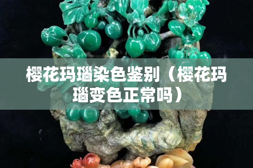樱花玛瑙染色鉴别（樱花玛瑙变色正常吗）