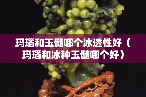 玛瑙和玉髓哪个冰透性好（玛瑙和冰种玉髓哪个好）