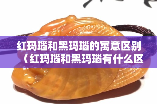 红玛瑙和黑玛瑙的寓意区别（红玛瑙和黑玛瑙有什么区别）