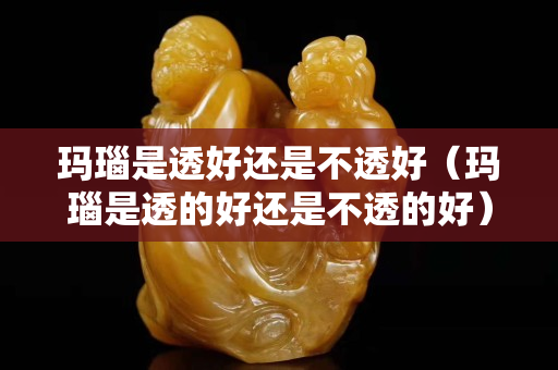玛瑙是透好还是不透好（玛瑙是透的好还是不透的好）