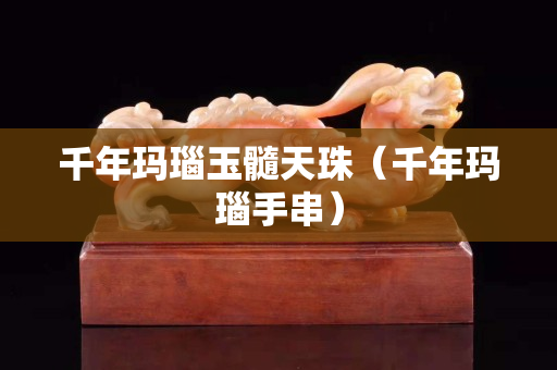 千年玛瑙玉髓天珠（千年玛瑙手串）
