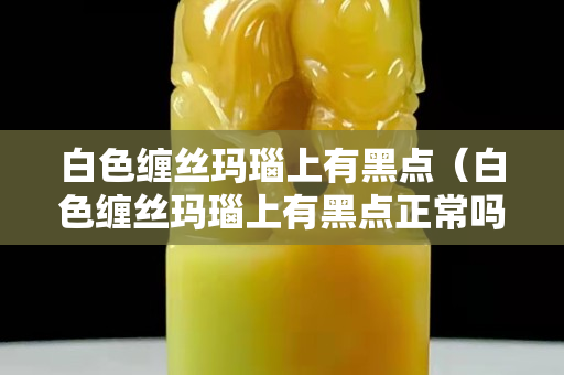 白色缠丝玛瑙上有黑点（白色缠丝玛瑙上有黑点正常吗）