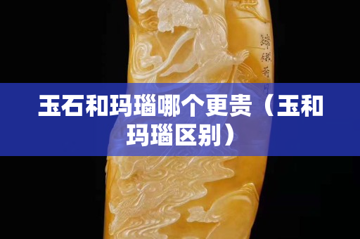 玉石和玛瑙哪个更贵（玉和玛瑙区别）