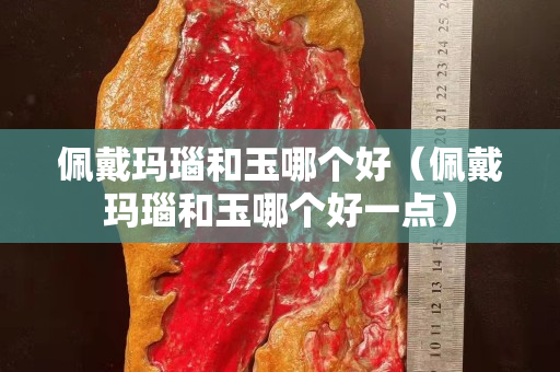 佩戴玛瑙和玉哪个好（佩戴玛瑙和玉哪个好一点）