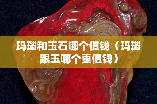 玛瑙和玉石哪个值钱（玛瑙跟玉哪个更值钱）