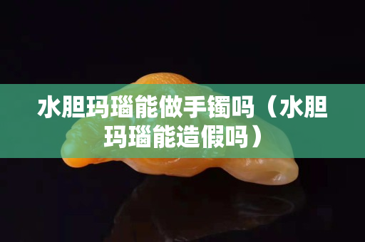 水胆玛瑙能做手镯吗（水胆玛瑙能造假吗）