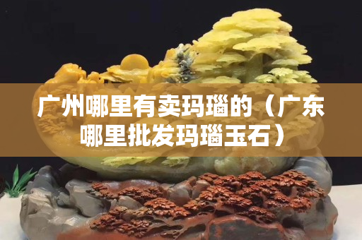 广州哪里有卖玛瑙的（广东哪里批发玛瑙玉石）