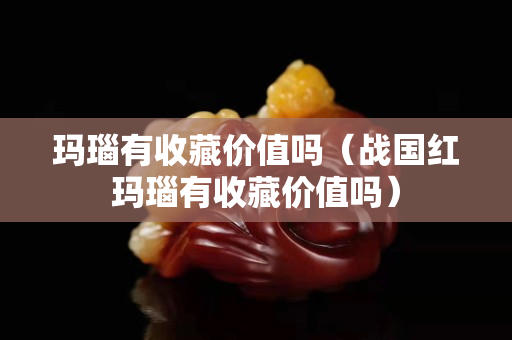 玛瑙有收藏价值吗（战国红玛瑙有收藏价值吗）