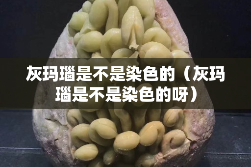 灰玛瑙是不是染色的（灰玛瑙是不是染色的呀）