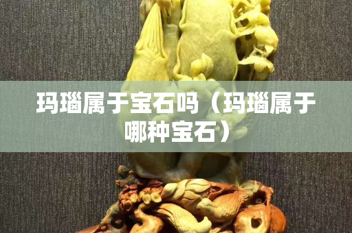玛瑙属于宝石吗（玛瑙属于哪种宝石）