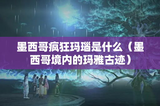 墨西哥疯狂玛瑙是什么（墨西哥境内的玛雅古迹）