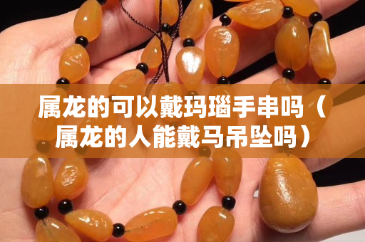 属龙的可以戴玛瑙手串吗（属龙的人能戴马吊坠吗）