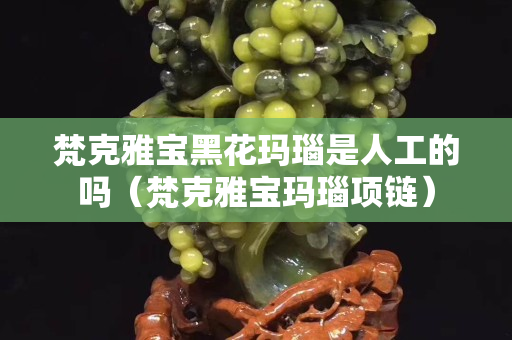 梵克雅宝黑花玛瑙是人工的吗（梵克雅宝玛瑙项链）