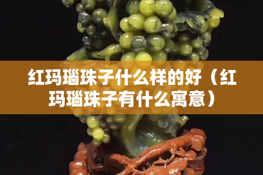 红玛瑙珠子什么样的好（红玛瑙珠子有什么寓意）