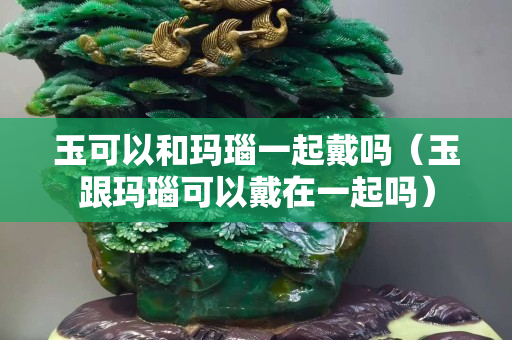 玉可以和玛瑙一起戴吗（玉跟玛瑙可以戴在一起吗）