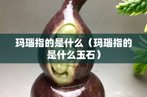玛瑙指的是什么（玛瑙指的是什么玉石）