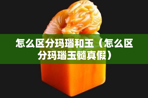 怎么区分玛瑙和玉（怎么区分玛瑙玉髓真假）