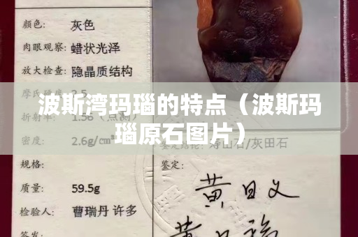 波斯湾玛瑙的特点（波斯玛瑙原石图片）