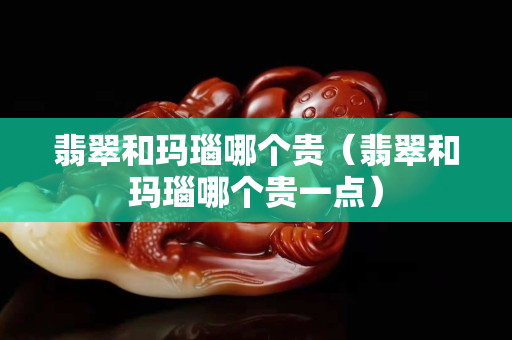翡翠和玛瑙哪个贵（翡翠和玛瑙哪个贵一点）