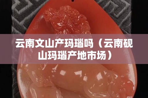 云南文山产玛瑙吗（云南砚山玛瑙产地市场）