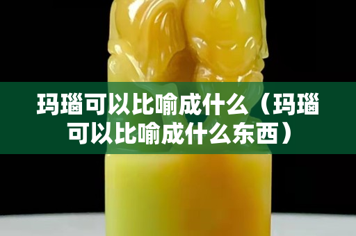 玛瑙可以比喻成什么（玛瑙可以比喻成什么东西）