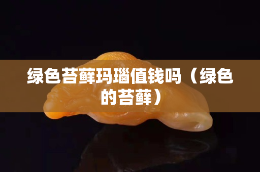 绿色苔藓玛瑙值钱吗（绿色的苔藓）