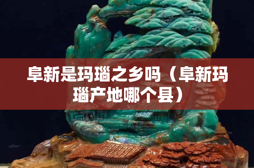 阜新是玛瑙之乡吗（阜新玛瑙产地哪个县）