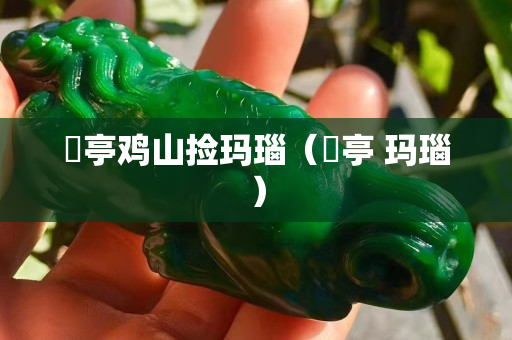 猇亭鸡山捡玛瑙（猇亭 玛瑙）