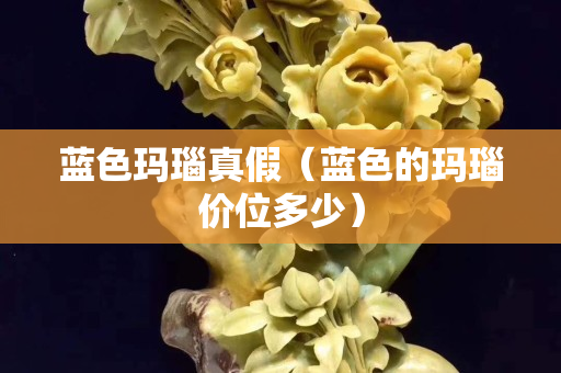 蓝色玛瑙真假（蓝色的玛瑙价位多少）