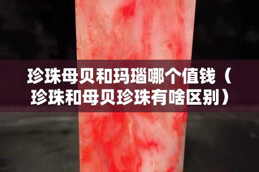 珍珠母贝和玛瑙哪个值钱（珍珠和母贝珍珠有啥区别）