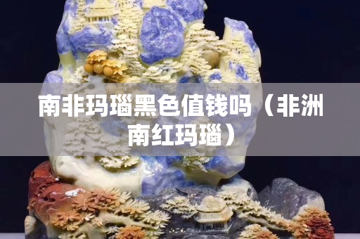 南非玛瑙黑色值钱吗（非洲南红玛瑙）