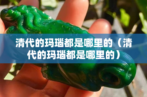 清代的玛瑙都是哪里的（清代的玛瑙都是哪里的）