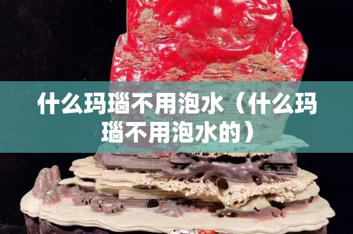什么玛瑙不用泡水（什么玛瑙不用泡水的）
