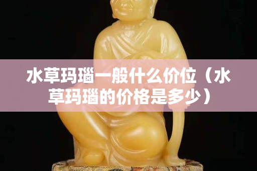 水草玛瑙一般什么价位（水草玛瑙的价格是多少）