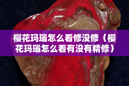樱花玛瑙怎么看修没修（樱花玛瑙怎么看有没有精修）