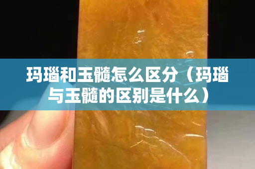 玛瑙和玉髓怎么区分（玛瑙与玉髓的区别是什么）