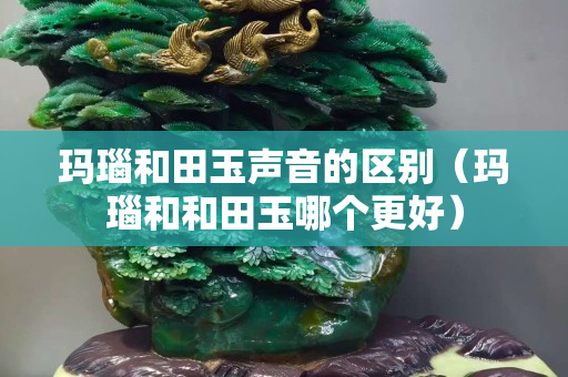 玛瑙和田玉声音的区别（玛瑙和和田玉哪个更好）