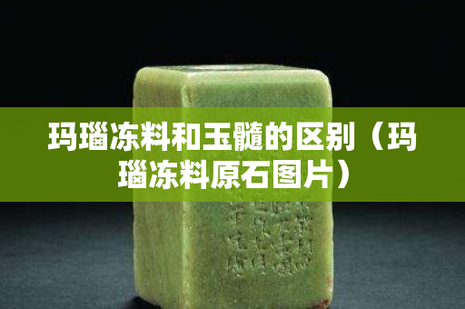 玛瑙冻料和玉髓的区别（玛瑙冻料原石图片）