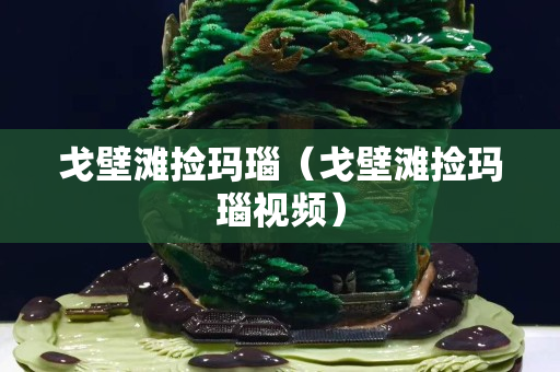 戈壁滩捡玛瑙（戈壁滩捡玛瑙视频）