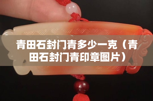 青田石封门青多少一克（青田石封门青印章图片）