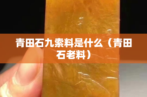 青田石九索料是什么（青田石老料）