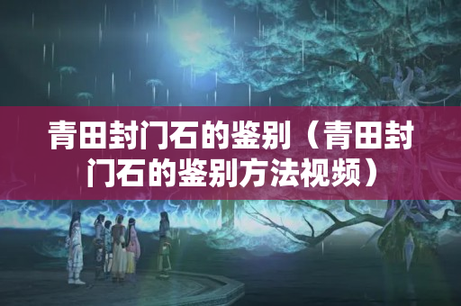 青田封门石的鉴别（青田封门石的鉴别方法视频）