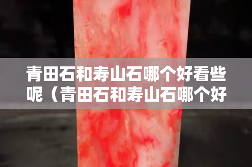 青田石和寿山石哪个好看些呢（青田石和寿山石哪个好看些呢图片）
