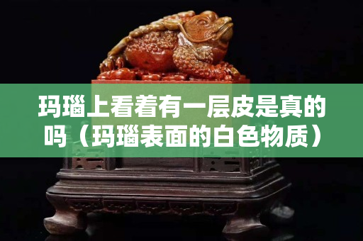 玛瑙上看着有一层皮是真的吗（玛瑙表面的白色物质）