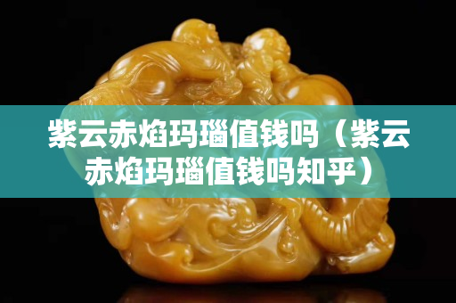 紫云赤焰玛瑙值钱吗（紫云赤焰玛瑙值钱吗知乎）