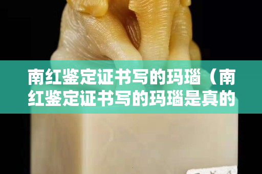 南红鉴定证书写的玛瑙（南红鉴定证书写的玛瑙是真的吗）