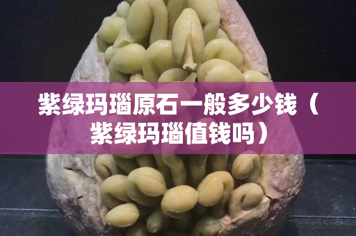 紫绿玛瑙原石一般多少钱（紫绿玛瑙值钱吗）
